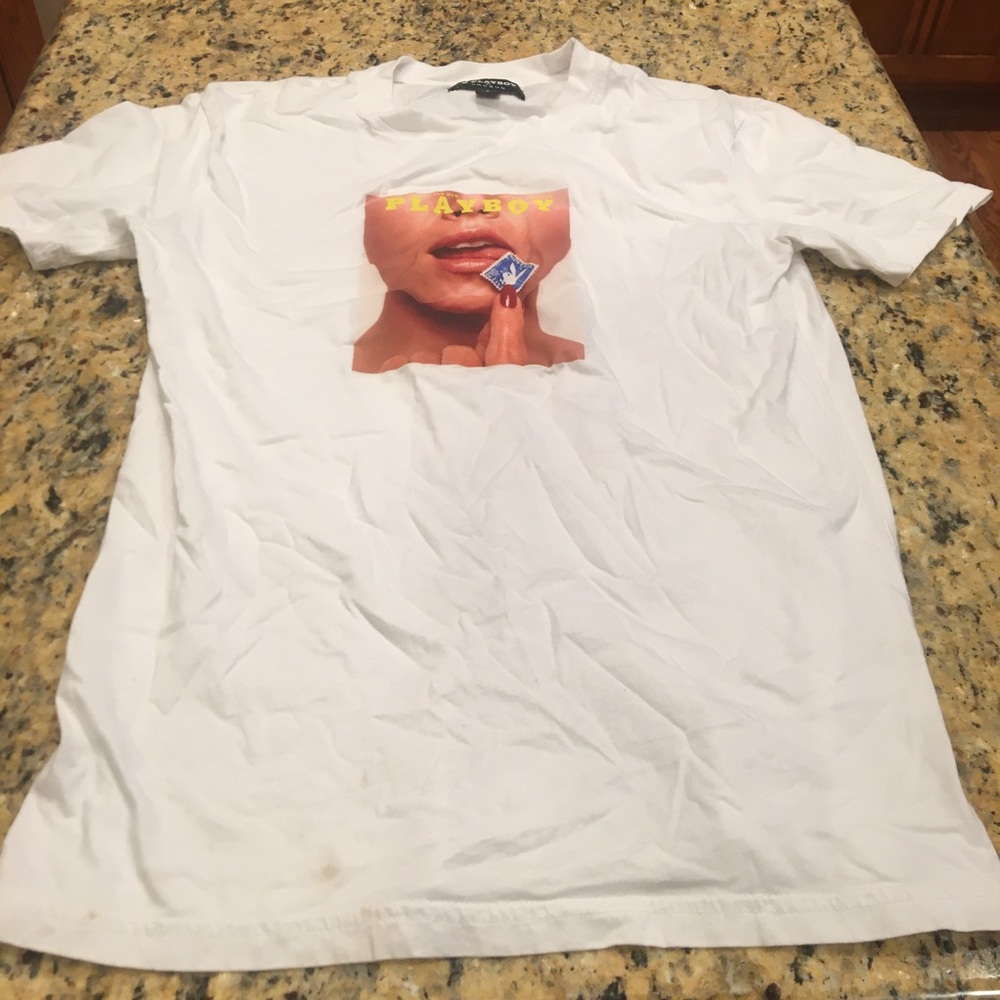 Playboy by PacSun Small size photo on front logo on back white good condition